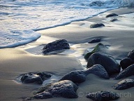 A peaceful sunset moment at Hulopo`e.